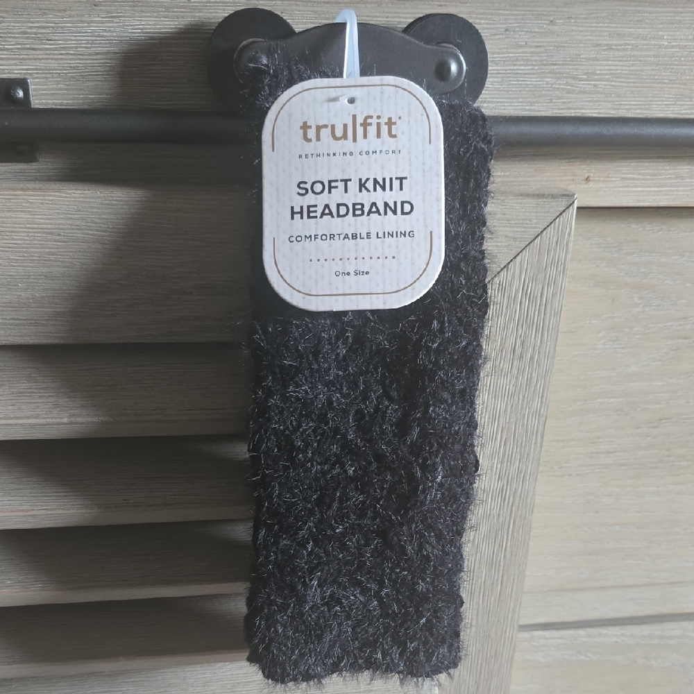 Trukfit Black Soft Knit Headband